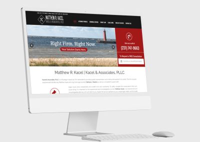 Website Design Mockup Michigan